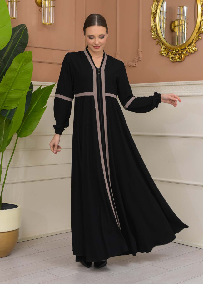 Modest Rose Risa Abaya 688 - beige