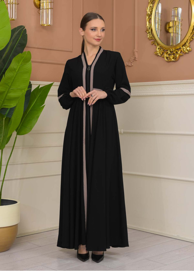 Modest Rose Risa Abaya 688 - beige