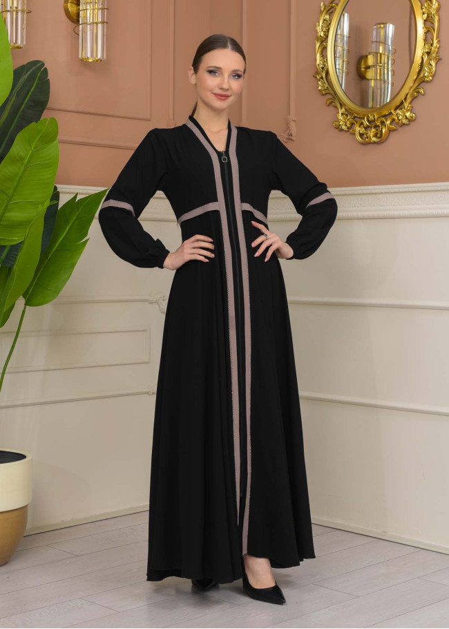 Modest Rose Risa Abaya 688 - beige