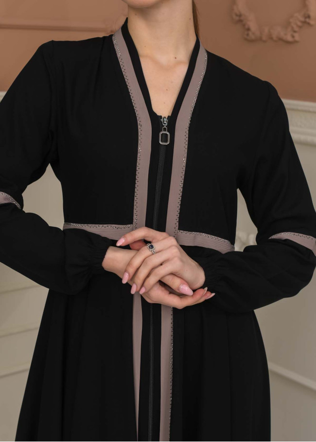 Modest Rose Risa Abaya 688 - beige