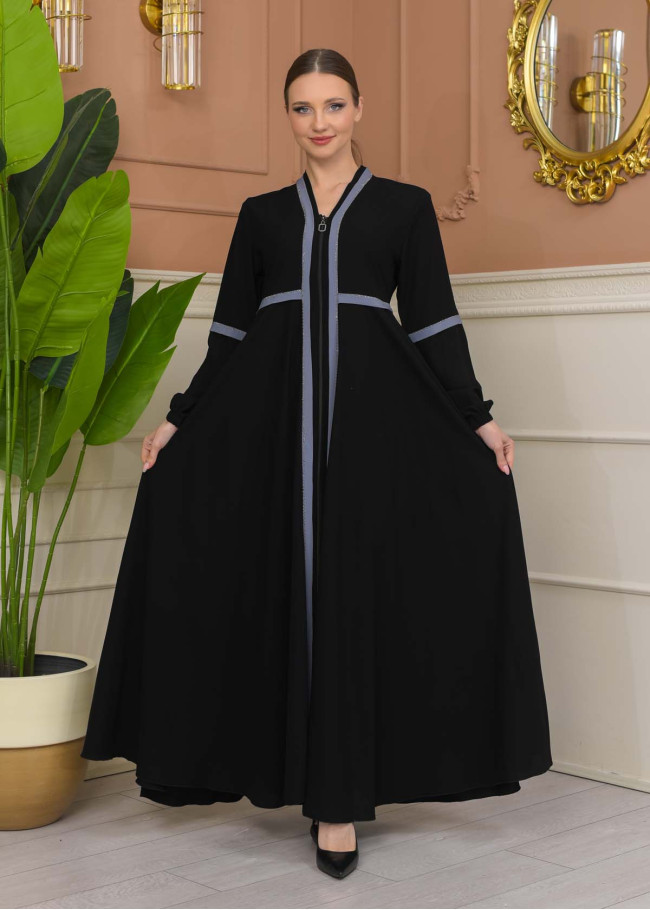 Modest Rose Risa Abaya 688 - blue