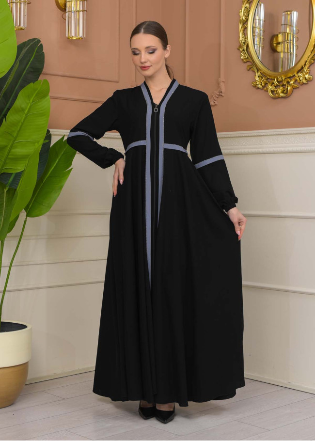 Modest Rose Risa Abaya 688 - blue