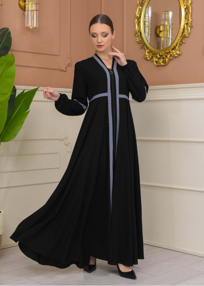 Modest Rose Risa Abaya 688 - blue