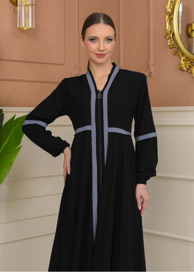 Modest Rose Risa Abaya 688 - blue