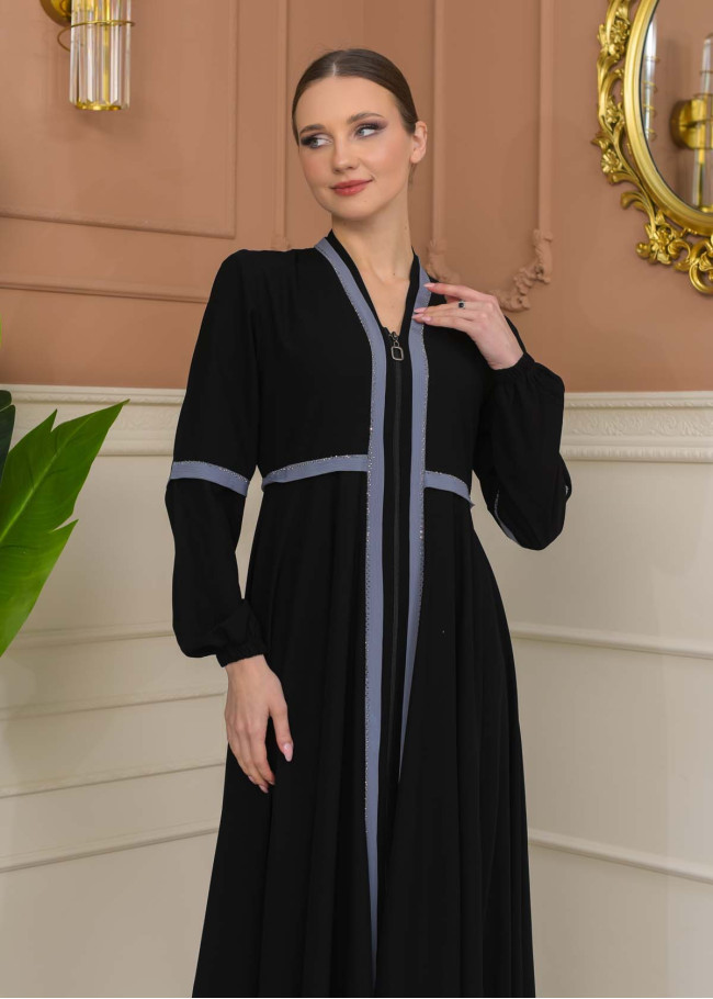 Modest Rose Risa Abaya 688 - blue