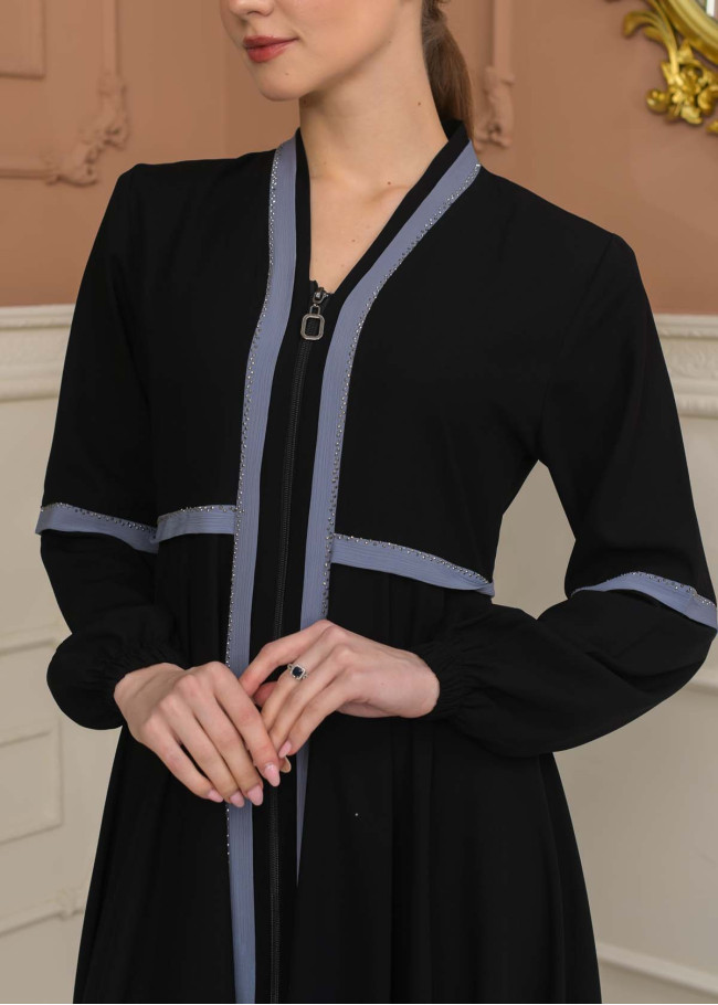 Modest Rose Risa Abaya 688 - blue