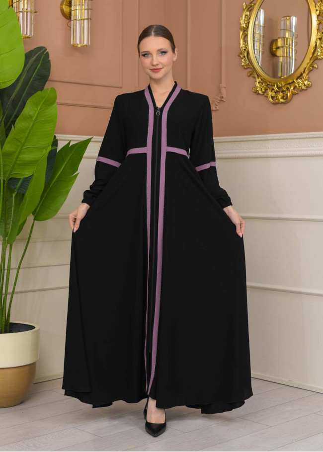 Modest Rose Risa Abaya 688 - lilac