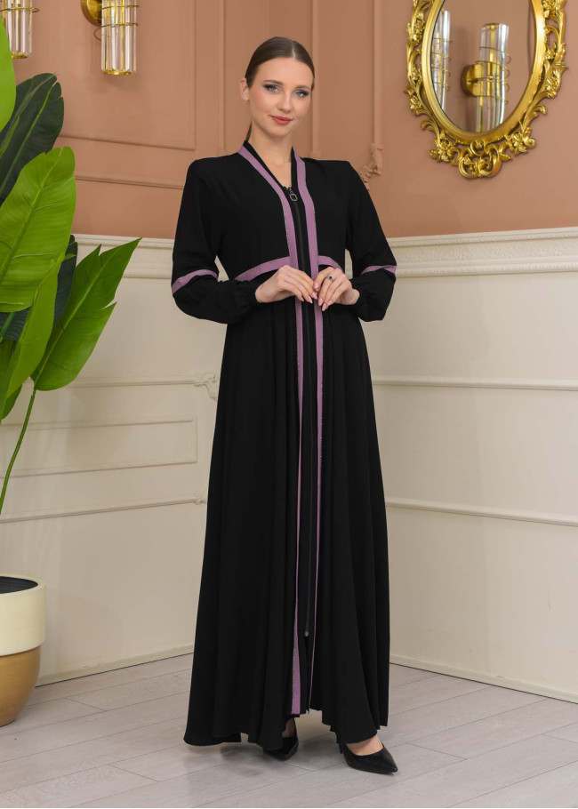 Modest Rose Risa Abaya 688 - lilac
