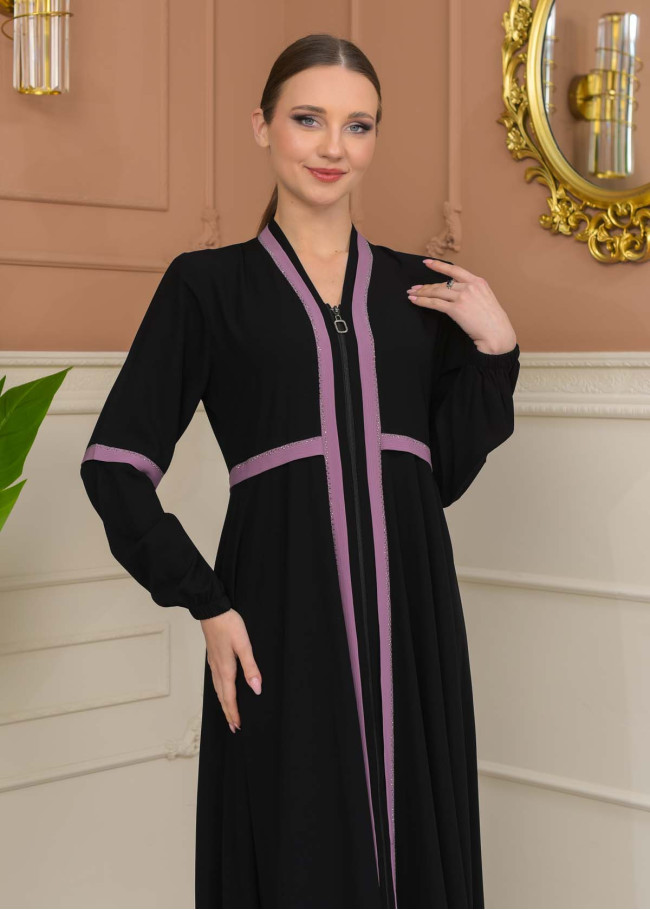 Modest Rose Risa Abaya 688 - lilac