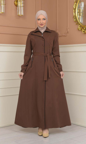 مانطو برادا نسائي 1230 - ترابي