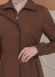 Modest Topcoat With Buttoned Detail 1230 - tan