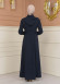 Modest Topcoat With Buttoned Detail 1230 - deep blue