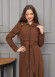 Belted Hooded Hijabi Prada Topcoat 1231 - brown