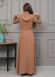 Belted Hooded Hijabi Prada Topcoat 1231 - tan