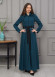 Belted Hooded Hijabi Prada Topcoat 1231 - turquoise