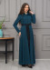 Belted Hooded Hijabi Prada Topcoat 1231 - turquoise
