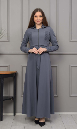 مانطو برادا كلوش 1232 - فضي