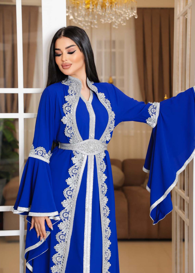 قفطان جيسيكا قطعتين 4111 - ازرق