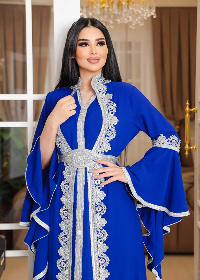 قفطان جيسيكا قطعتين 4111 - ازرق