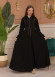 Hooded-Belted Rose Rise Abaya 695 - brown