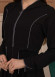 Hooded-Belted Rose Rise Abaya 695 - Antrasıt