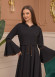 Hooded-Belted Prada Abaya 696 - brown
