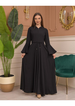 عباية برادا 696 - اسود