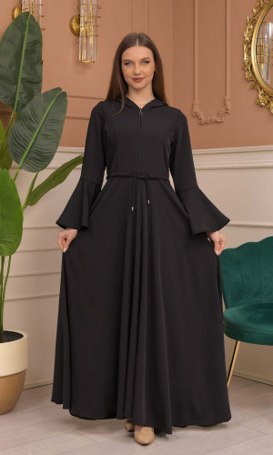 عباية برادا 696 - اسود