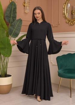 عباية برادا 696 - اسود