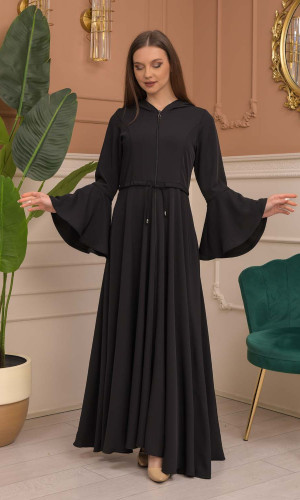 عباية برادا 696 - اسود