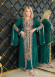 2li Takım DETAYLI Kemerli Dantelli Kaftan Abiye Elbise - 4112 - Yeşil