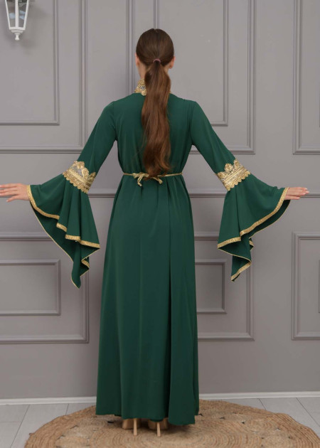 uryya silk kaftan tops カーキ uryya silk kaftan tops カーキ - メルカリ