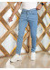 Slim Fit Erkek Jean Pantolon kod 2002 - Mavi