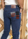 Slim Fit Erkek Jean Pantolon kod 2002 - Kot rengi