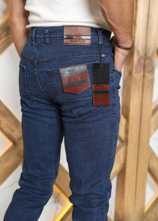 Slim Fit Erkek Jean Pantolon kod 2002 - Kot rengi