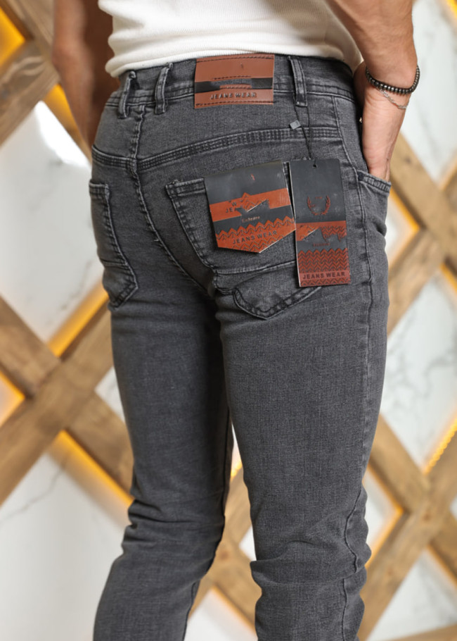 Slim Fit Erkek Jean Pantolon kod 2002 - Antrasıt