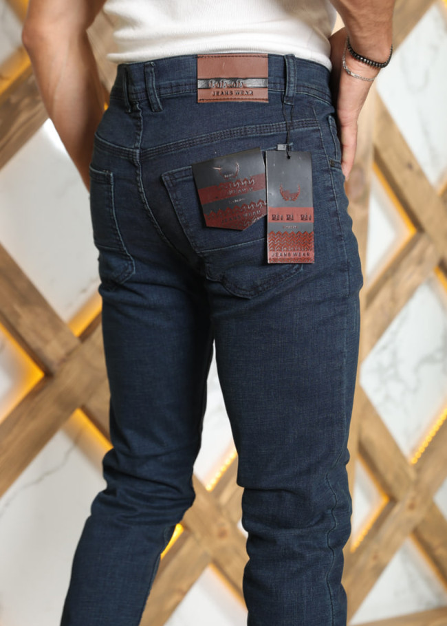 Slim Fit Erkek Jean Pantolon kod 2002 - Lacivert