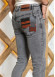 Slim Fit Erkek Jean Pantolon kod 2002 - Gri