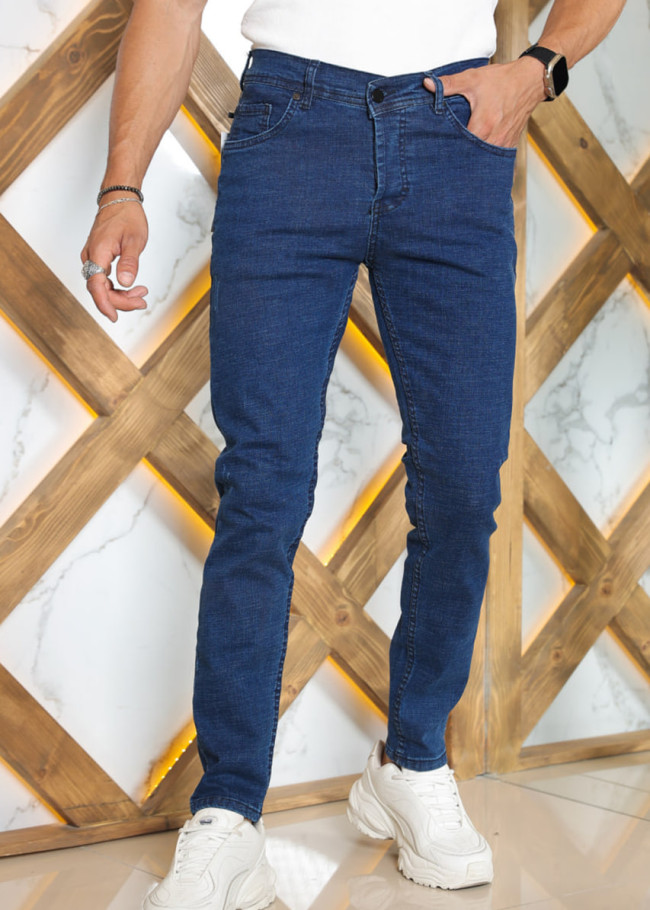 Slim Fit Erkek Jean Pantolon kod 2002 - Kot rengi