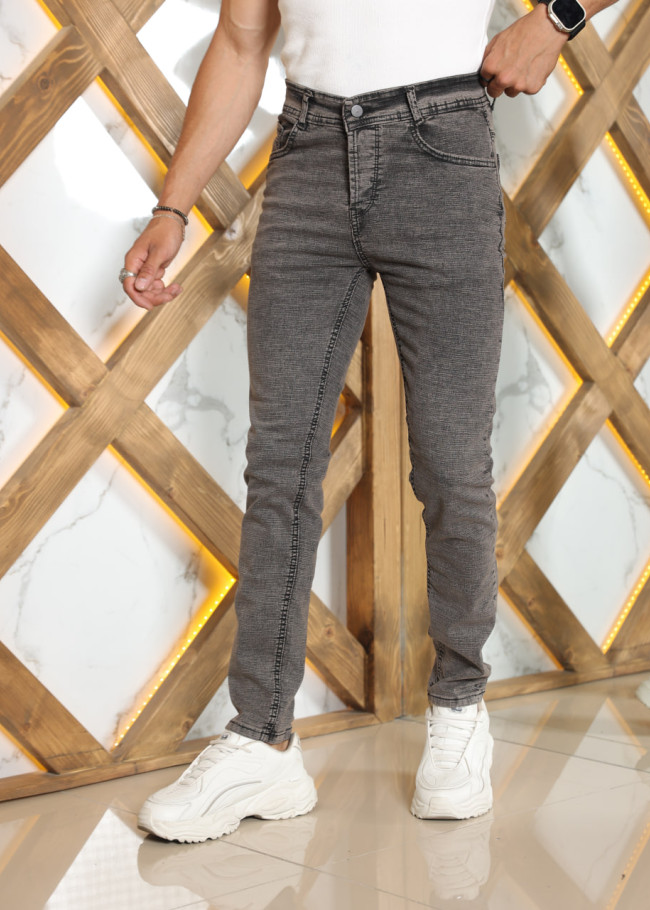 Slim Fit Erkek Jean Pantolon kod 2003 - Antrasıt