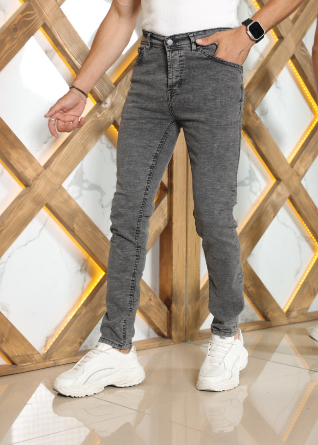 Slim Fit Erkek Jean Pantolon kod 2003 - Antrasıt