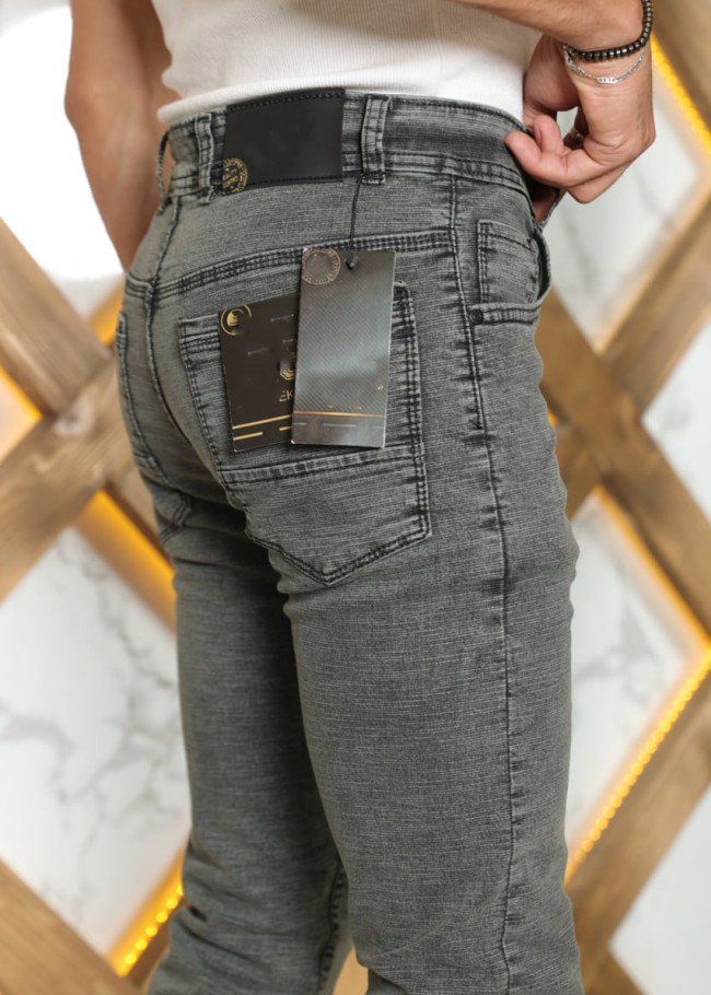Slim Fit Erkek Jean Pantolon kod 2003 - Antrasıt