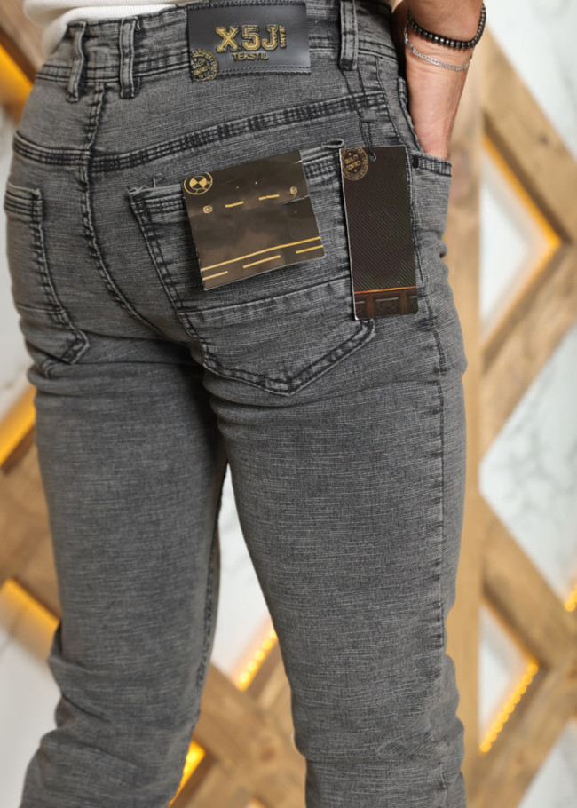 Slim Fit Erkek Jean Pantolon kod 2003 - Antrasıt