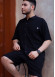2-Piece Mens Summer Shorts Set Kod 2200 - black