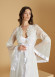 Long Bridal Morning Gown | Product Code: 7005 - white