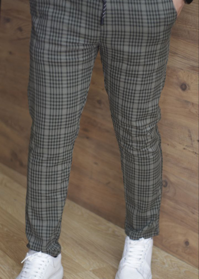 Formal - Sport - Checkered Pants | Code: 2004 - black