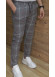 Formal - Sport - Checkered Pants | Code: 2009 - burgundy