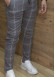Formal - Sport - Checkered Pants | Code: 2009 - burgundy