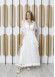 Long Bridal Morning Gown | Product Code: 7008 - white