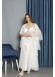 Long Bridal Morning Gown | Product Code: 7009 - white